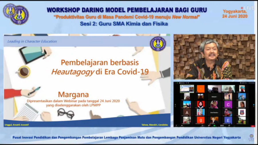 WORKSHOP DARING MODEL PEMBELAJARAN PADA MASA PANDEMI COVID 19 SERI 2